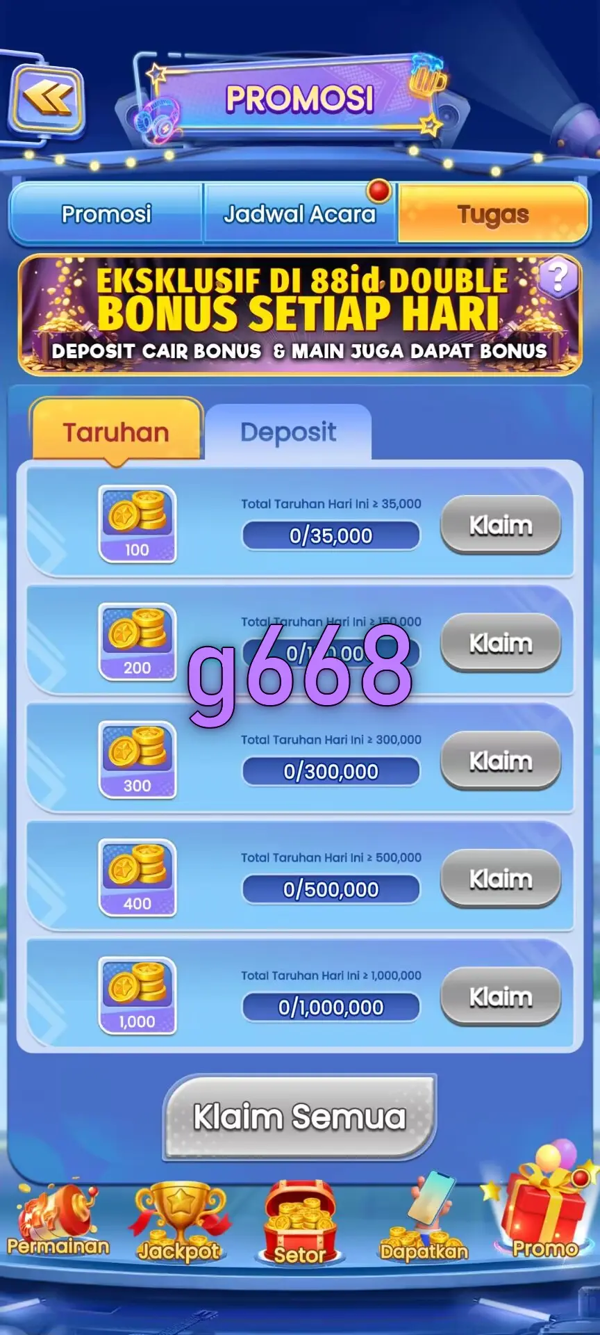 g668 Masuk
